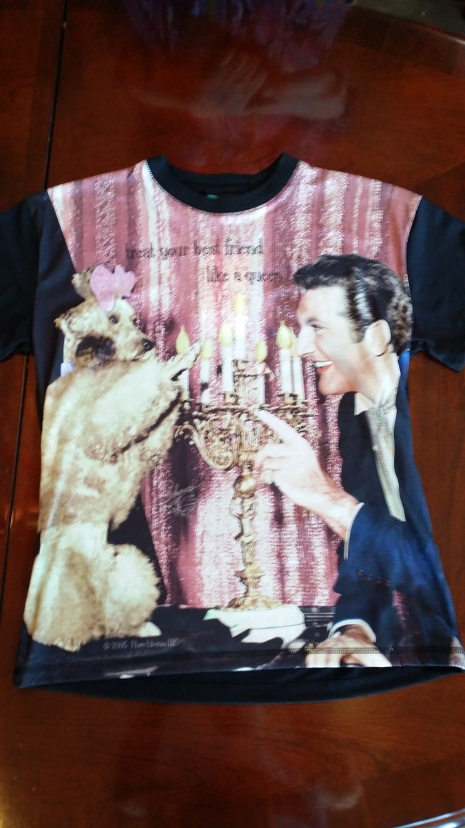 Liberace and Dog Tshirt