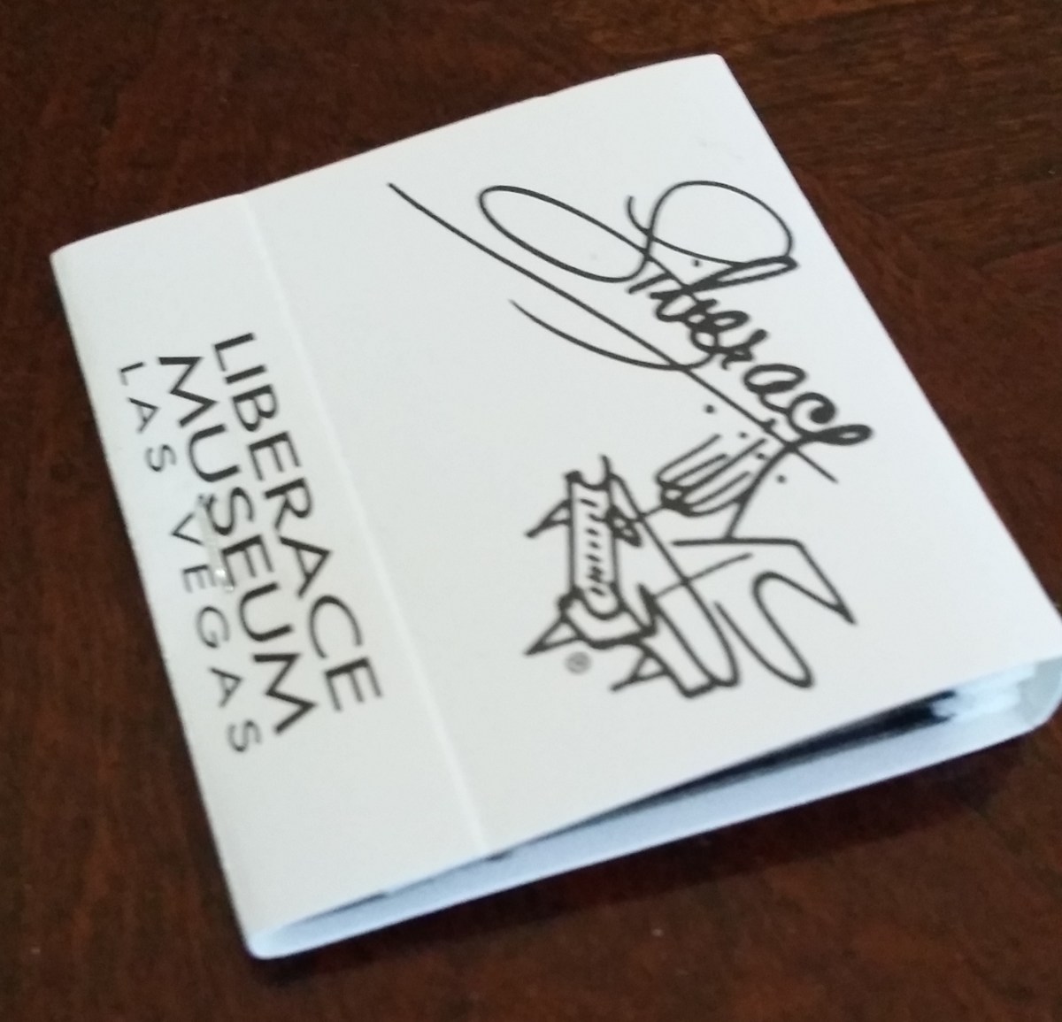 Liberace Museum Matches showing the old address of the original museum