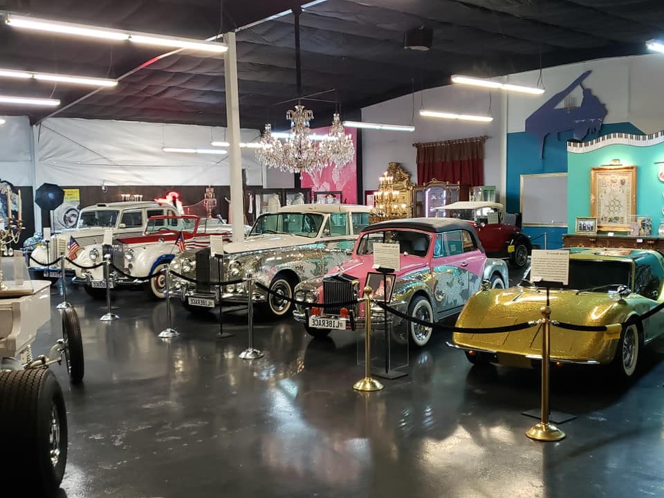 Liberace Garage is one of the attractions included with the tour of the Liberace Museum Collection at Thriller Villa
